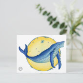 Whale Art, Sirian Starseed, Briefkaart voor walvis (Staand voorkant)