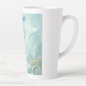 Whale Atlantis Underwater Fantasy Latte Mok (Rechts)