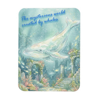 Whale Atlantis Underwater Fantasy Magneet