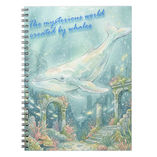 Whale Atlantis Underwater Fantasy Notitieboek