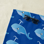 Whale - Beach Towel Strandlaken (In situ)