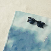 Whale Birthday Strandlaken (In situ)