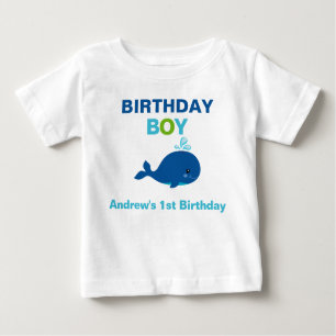 Whale Birthday T-shirt Toddler Baby Kind