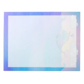 Whale Border - 11" x 8,5" Notitieblok (Voorkant)