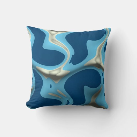 Whale colours kussen (Voorkant)