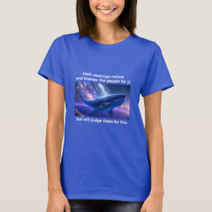 Whale Comeback (donker) T-shirt