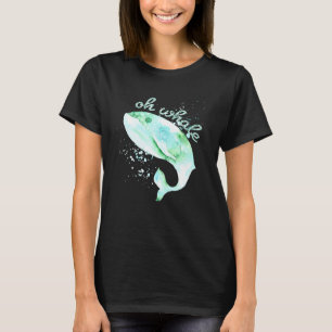Whale Cute Whale-dames T-shirt