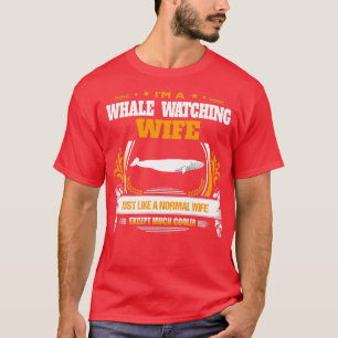 Whale die met Kerstmis en met een feestdag rondkij T-shirt