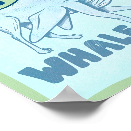 Whale Dog funny creature Poster (Hoek)