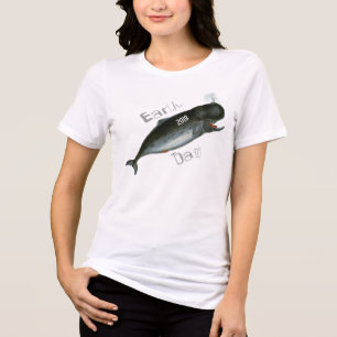 Whale Earth Day T-shirt