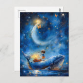 Whale Fantasy Briefkaart (Voorkant / Achterkant)