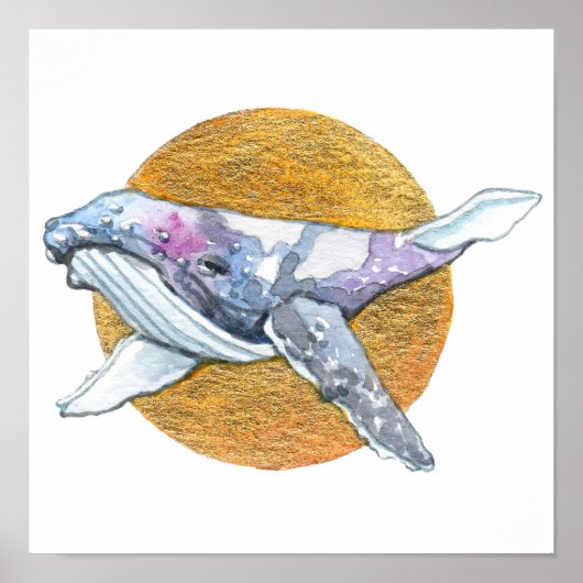 Whale Float Poster (Voorkant)