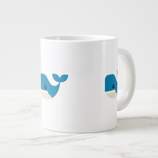 Whale, Humpback, Mammal Extra Grote Beker (Voorkant rechts)