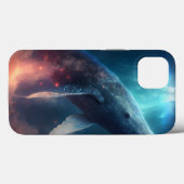 Whale in the Sky Fantasy Kunst Case-Mate iPhone Case (Achterkant (horizontaal))