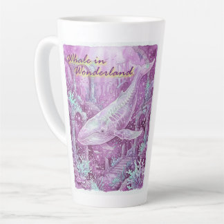 Whale in Wonderland Underwater Art Latte Mok