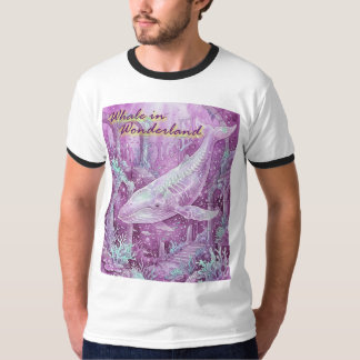Whale in Wonderland Underwater Art T-shirt