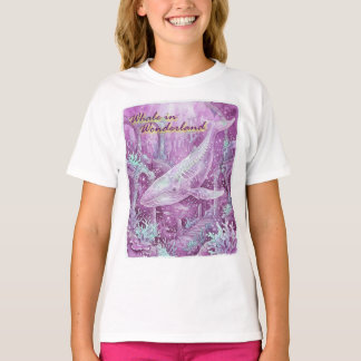 Whale in Wonderland Underwater Art T-shirt