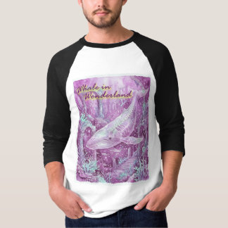 Whale in Wonderland Underwater Art T-shirt