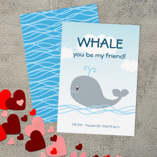 Whale Je bent mijn vriend Classroom Valentijn
