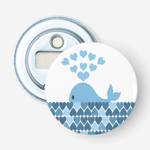 Whale Love Button Flesopener