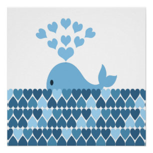 Whale Love Perfect Poster