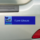 Whale Lover Killer whale bumper sticker (Op auto)