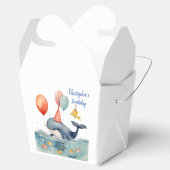 Whale Make a Splash Boy's Birthday Dank u Bedankdoosjes (Geopend)