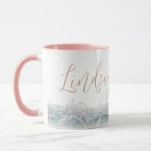 Whale Minimalist Name Coffee Mug Mok (Links)