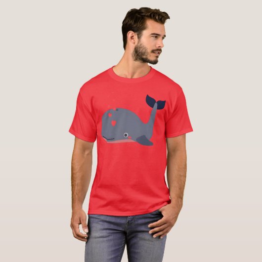 Whale music boy t-shirt (Voorkant volledig)
