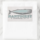  Whale Nantucket MA Inc 1671 Stickers (Tas)