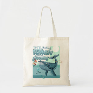 Whale of a Good Time bag Tote Bag