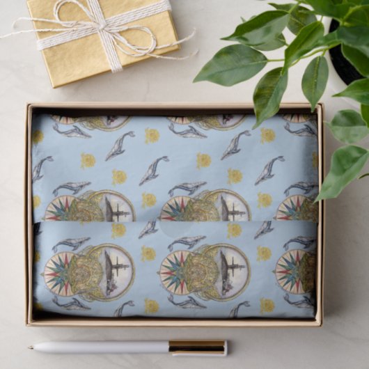 Whale of a Tale Onderzeese Tissue Papier (Geschenk)