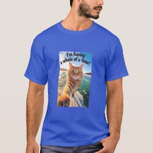 Whale of a Time (donker) T-shirt