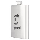 Whale Oil Beef Hook Black Typography Funny Irish Flacon (Links)