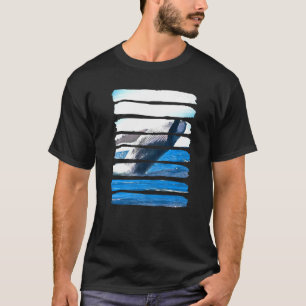 Whale Onderwater Zee Natuur Dierlijke vrijetijdsbe T-shirt