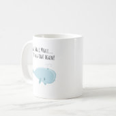 Whale Pun - Mok - Aangepaste Mok - Keramiek (Voorkant links)