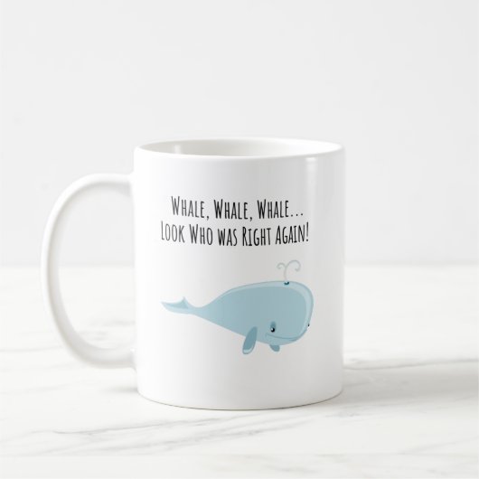 Whale Pun - Mok - Aangepaste Mok - Keramiek (Links)