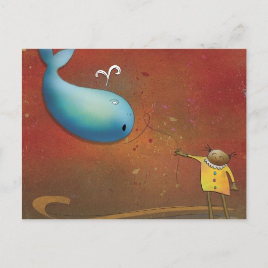 Whale Rider - Nieuw-Zeeland Briefkaart (Voorkant)