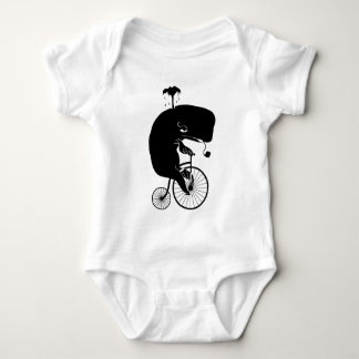 Whale Rider op Penny Farthing Bike Romper