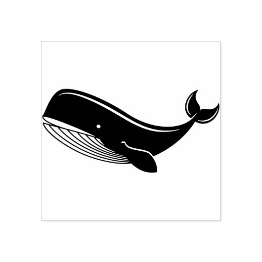 Whale Rubber Stamp Rubberstempel (Afrduk)