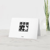 Whale Shakes a Tail Feather carte d'anniversaire (Dos)