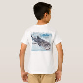 Whale Shark Artwork Kinderen T-shirt (Achterkant volledig)