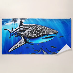 Whale Shark Majesty Design Strandlaken
