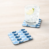 Whale Silhouette Print Cork Onderzetter (Rechterzijde)