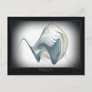 Whale Song-Briefkaart Briefkaart