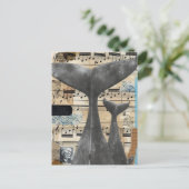 "Whale Song" - Carte postale conçue exclusivement (Debout devant)