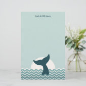 Whale Tail Briefpapier (Staand voorkant)