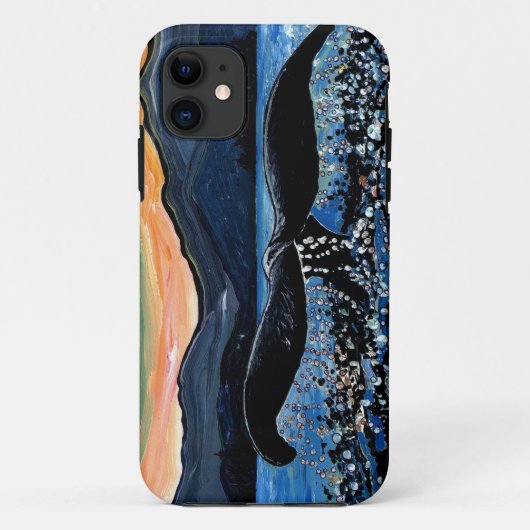 Whale Tail Case-Mate iPhone Case (Achterkant)