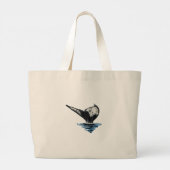 Whale Tail Grote Tote Bag (Achterkant)
