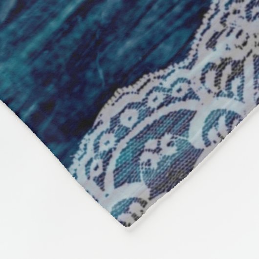 Whale Tail over Ocean Custom Fleece Deken (Hoek)